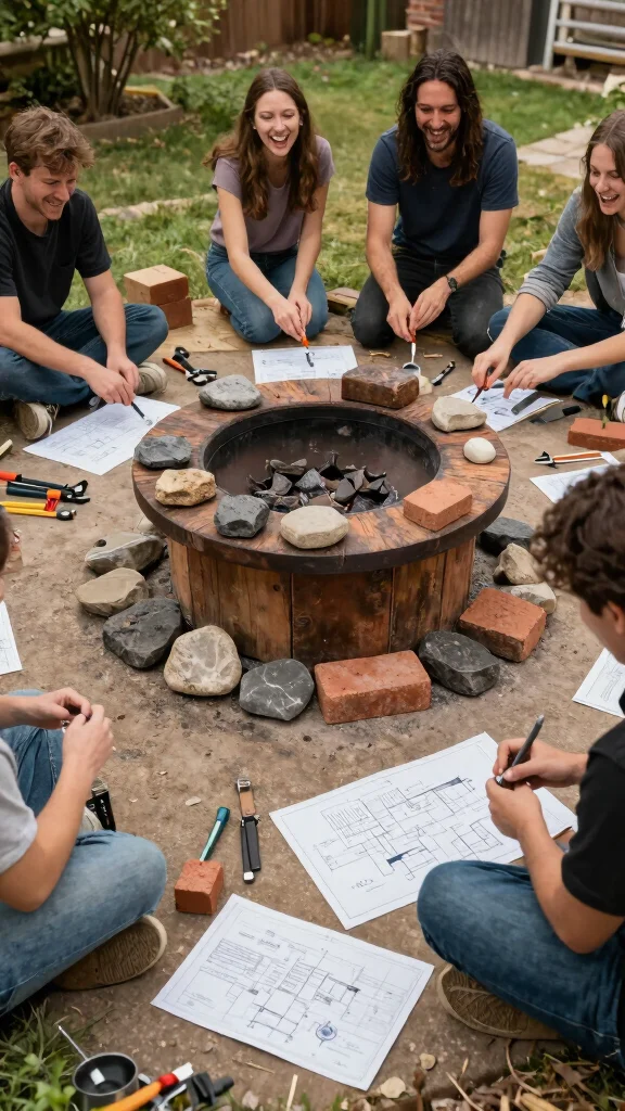 21 Inviting Fire Pit Ideas Perfect for Autumn Gatherings with Friends! - 13. DIY Fire Pit 1