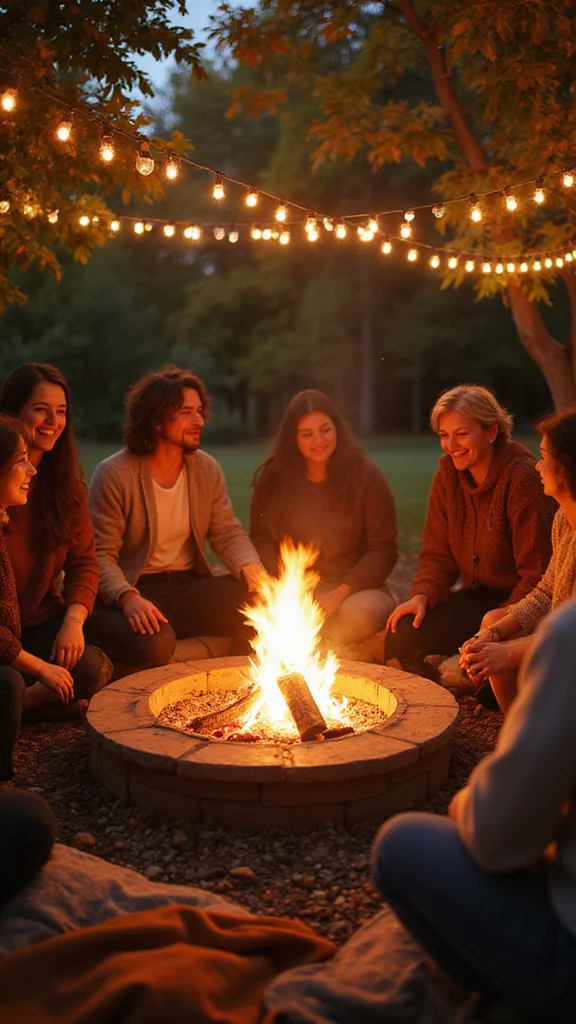 21 Inviting Fire Pit Ideas Perfect for Autumn Gatherings with Friends! - 15. Interactive Games 1