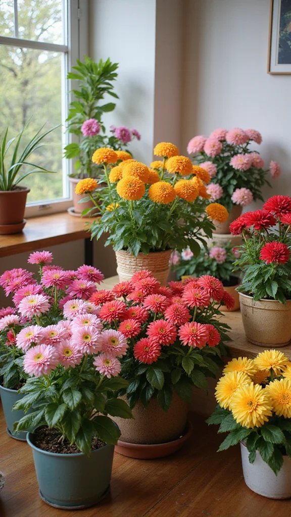 22 Indoor Plants That Beautify Your Space and Keep Bugs Away (Must-See #4!) - 14. Chrysanthemums - Colorful Pest Fighters 1