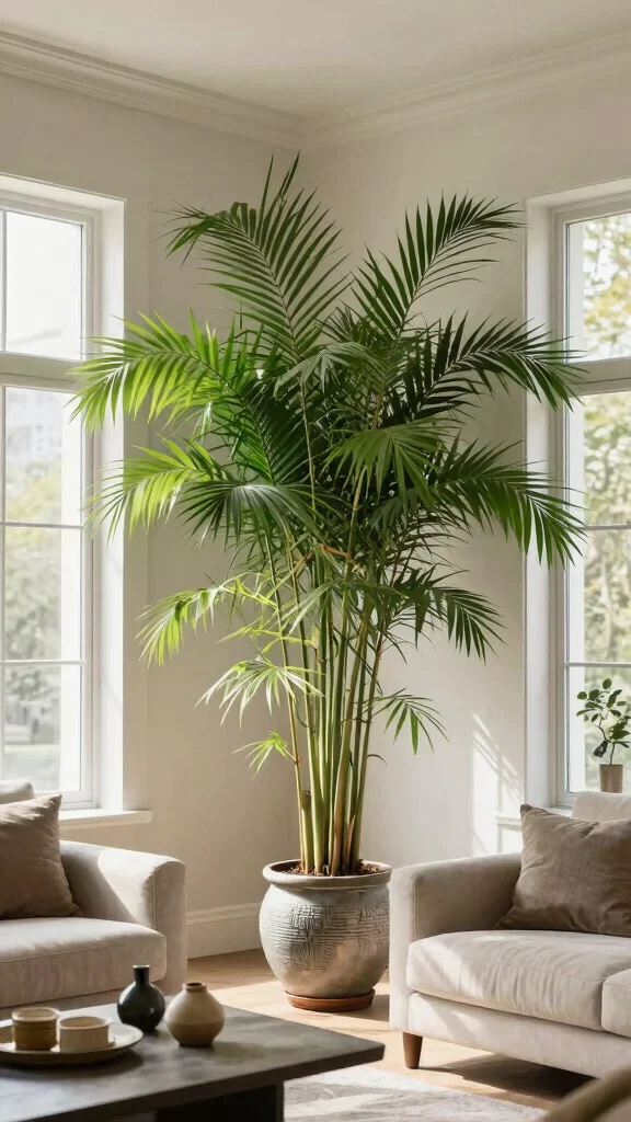 22 Indoor Plants That Beautify Your Space and Keep Bugs Away (Must-See #4!) - 15. Bamboo Palm - A Tropical Touch 1
