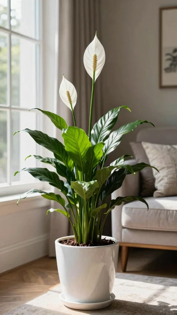 22 Indoor Plants That Beautify Your Space and Keep Bugs Away (Must-See #4!) - 19. Peace Lily - Elegant and Effective 1