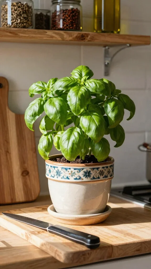 22 Indoor Plants That Beautify Your Space and Keep Bugs Away (Must-See #4!) - 2. Basil - A Culinary Delight 1