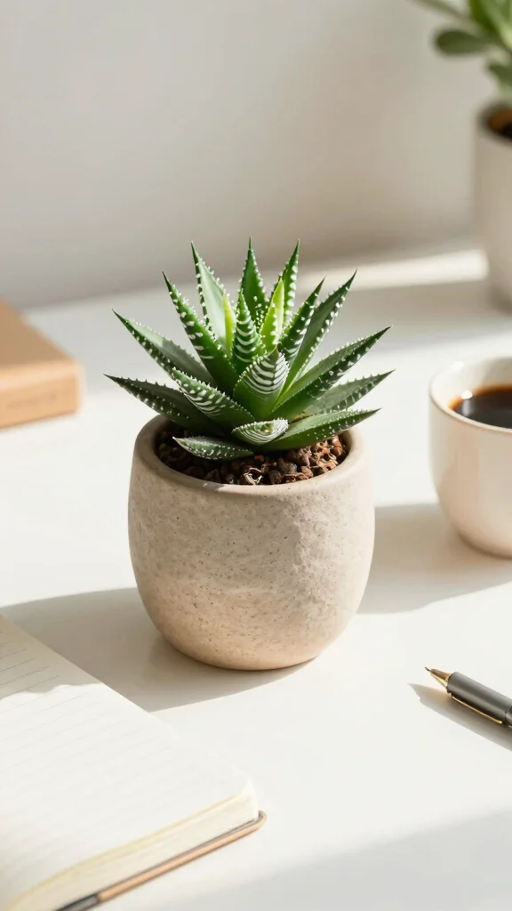 22 Indoor Plants That Beautify Your Space and Keep Bugs Away (Must-See #4!) - 22. Haworthia - Small but Mighty 1