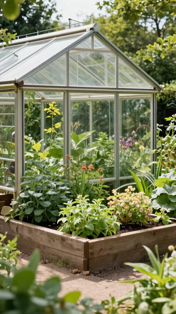 22 Space-Saving Elevated Garden Beds That Maximize Your Gardening Potential! - 12. Greenhouse Raised Bed 1
