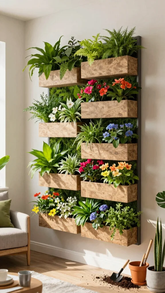 23 Smart Garden Technologies That Will Keep Your Plants Thriving Even When You're Away! - 8. Vertical Garden Systems 1