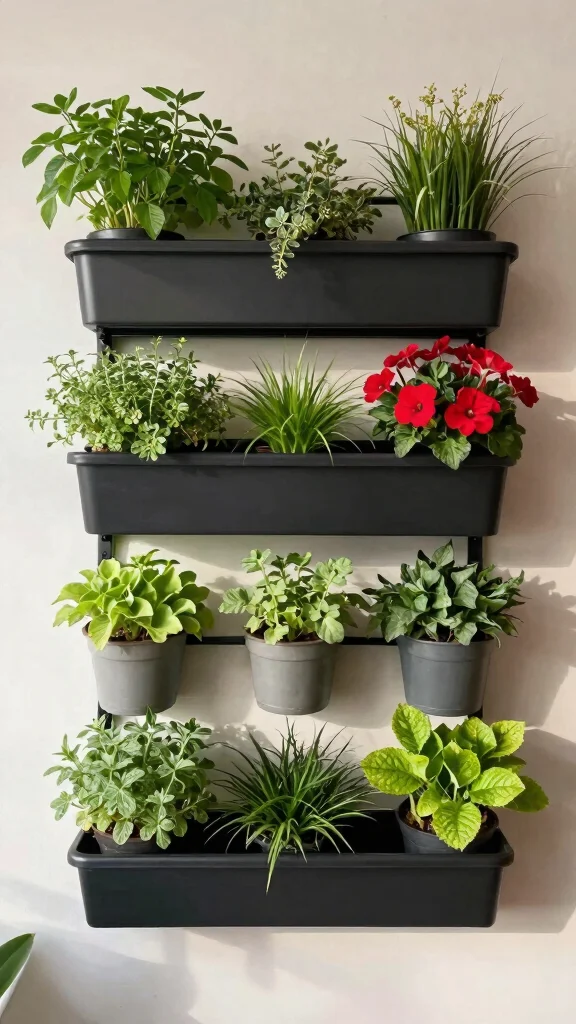 23 Unique Planter Designs That Will Elevate Your Outdoor Space Instantly! - 13. Modern Wall-Mounted Planters 1
