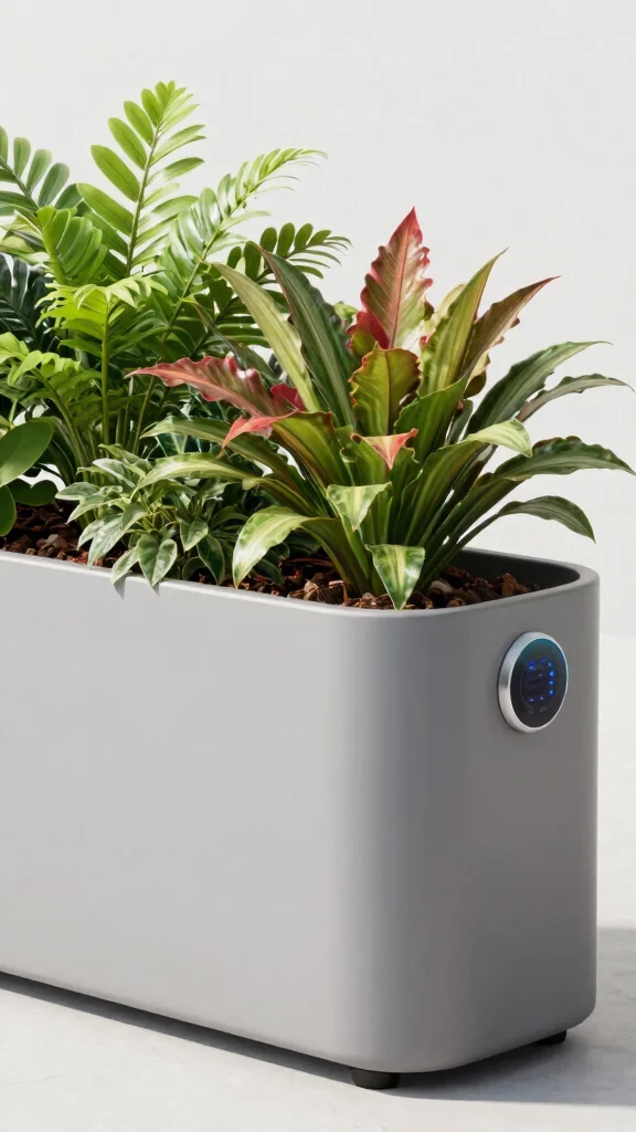 23 Unique Planter Designs That Will Elevate Your Outdoor Space Instantly! - 23. Innovative Smart Planters 1