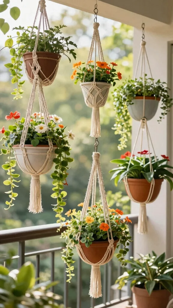 23 Unique Planter Designs That Will Elevate Your Outdoor Space Instantly! - 3. Hanging Planters 1
