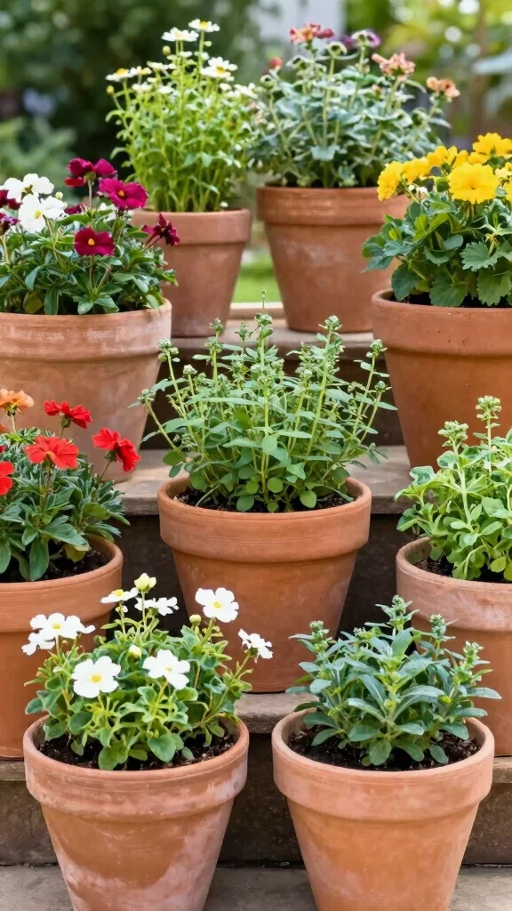 23 Unique Planter Designs That Will Elevate Your Outdoor Space Instantly! - 6. Terracotta Beauties 1