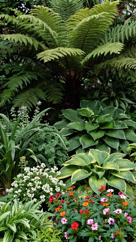 24 Creative Solutions for Shady Spots in Your Garden - 1. Lush Layered Planting 1