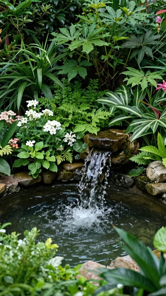 24 Creative Solutions for Shady Spots in Your Garden - 13. Water Features 1