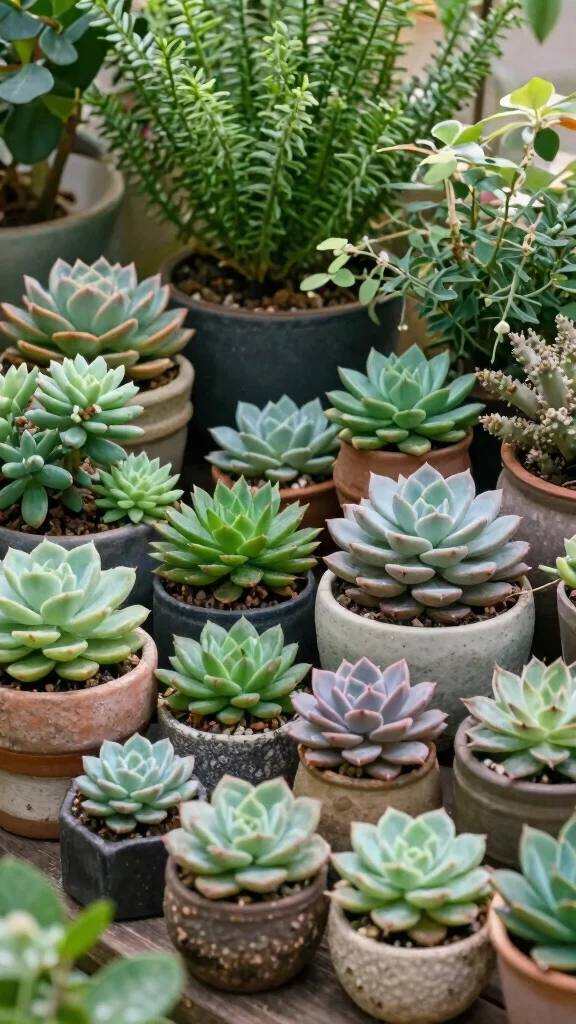 24 Creative Solutions for Shady Spots in Your Garden - 23. Succulent Shade Gardens 1