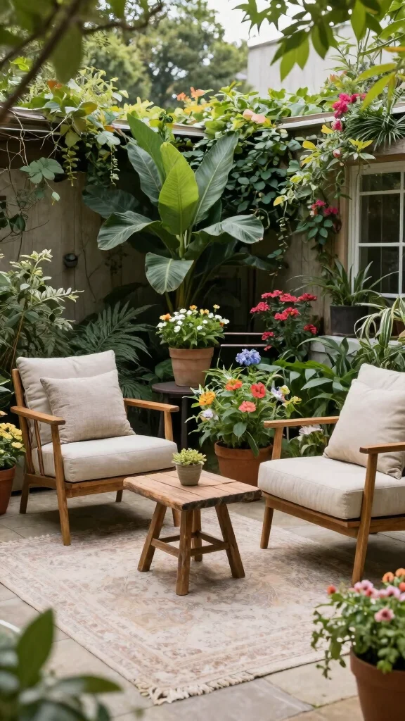 24 Creative Solutions for Shady Spots in Your Garden - 3. Shady Seating Area 1