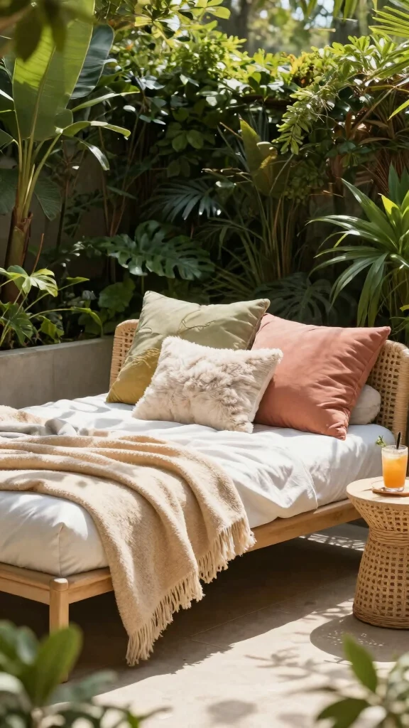 25 Cozy Garden Seating Inspirations for the Perfect Summer Retreat (Check Out #5!) - 13. Summer-Ready Day Beds 1