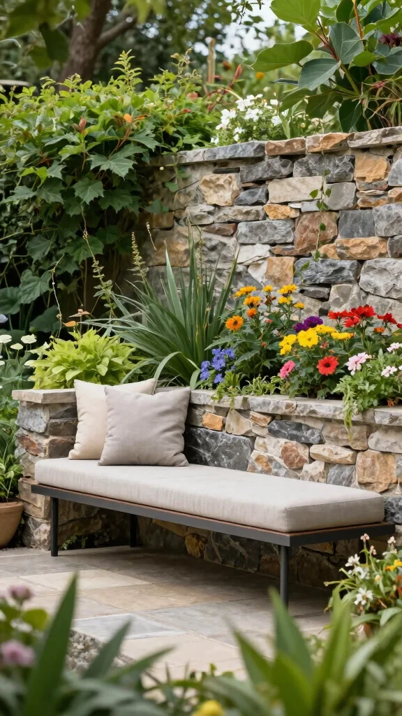 25 Cozy Garden Seating Inspirations for the Perfect Summer Retreat (Check Out #5!) - 19. Floating Garden Bench 1