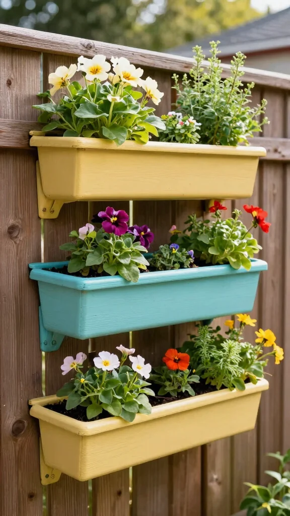 25 Easy DIY Full Sun Planters to Brighten Up Your Backyard Oasis! - 17. DIY Gutter Garden 1