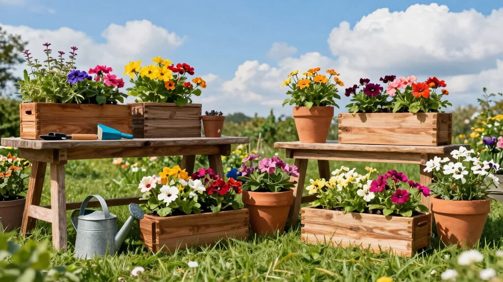 25 Easy DIY Full Sun Planters to Brighten Up Your Backyard Oasis!