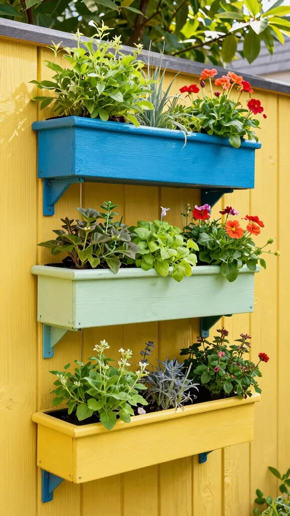 25 Eco-Friendly Vertical Garden Projects Using Recycled Materials (Help the Planet with Style!) - 7. Vertical Garden with Gutter Planters 1