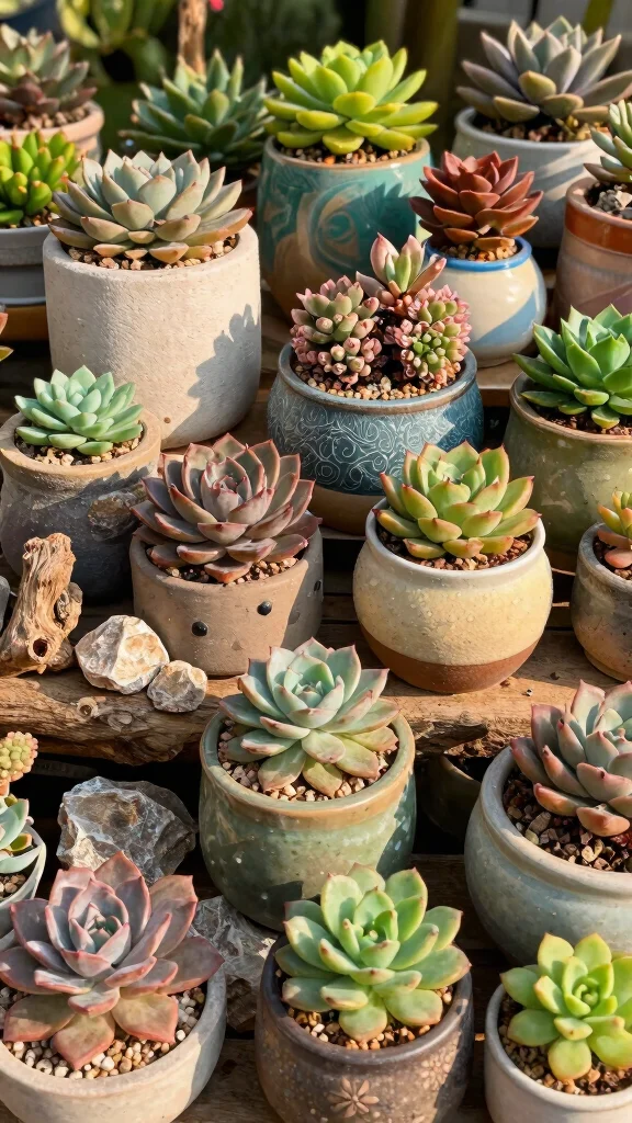 25 Erosion Control Garden Designs with Smart Drainage Solutions (You’ll Want to Copy #19!) - 12. Multi-Level Succulent Gardens 1