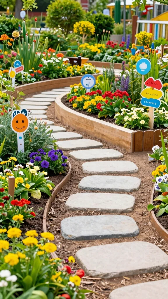 25 Erosion Control Garden Designs with Smart Drainage Solutions (You’ll Want to Copy #19!) - 19. Interactive Children’s Gardens 1