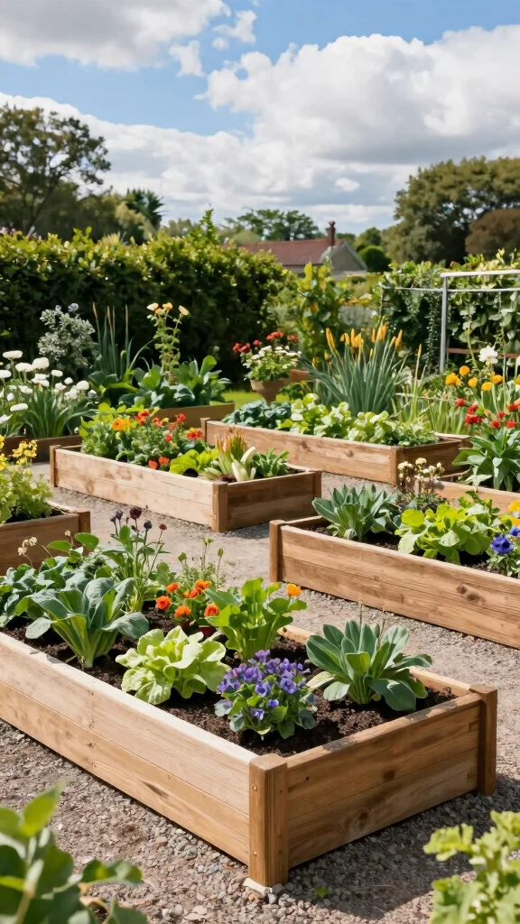 25 Erosion Control Garden Designs with Smart Drainage Solutions (You’ll Want to Copy #19!) - 2. Wooden Raised Beds for a Rustic Touch 1