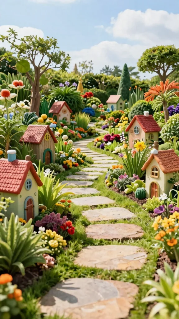 25 Erosion Control Garden Designs with Smart Drainage Solutions (You’ll Want to Copy #19!) - 22. Charming Fairy Tale Gardens 1