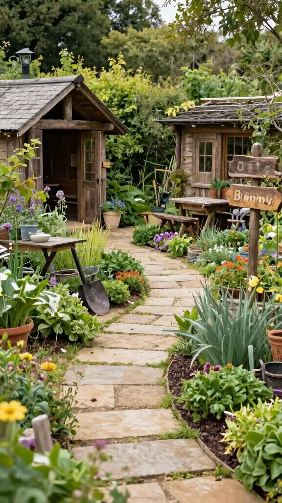 25 Erosion Control Garden Designs with Smart Drainage Solutions (You’ll Want to Copy #19!) - 25. Rustic Country Gardens 1