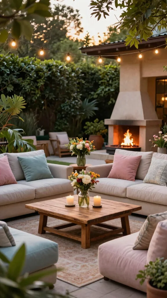 25 Inspiring Nancy Meyers Backyard Designs That Will Transform Your Outdoor Space! - 1. Cozy Outdoor Living Room 1