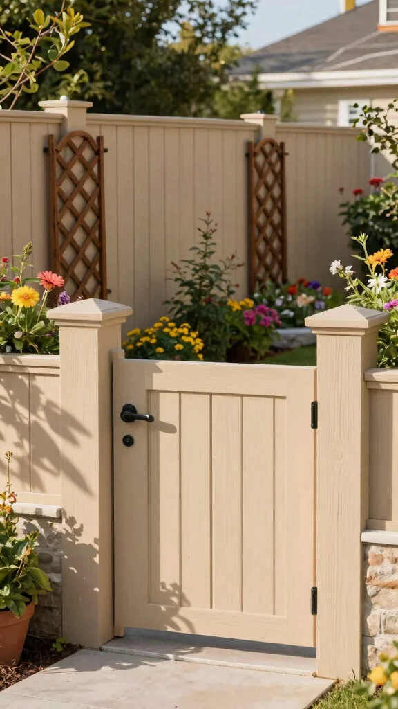 25 Inspiring Nancy Meyers Backyard Designs That Will Transform Your Outdoor Space! - 20. Elegant Fencing 1