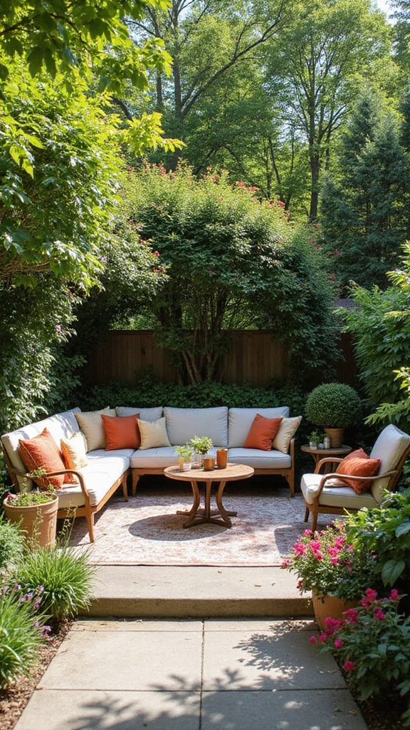 25 Inspiring Nancy Meyers Backyard Designs That Will Transform Your Outdoor Space! - 21. Inviting Seating Areas 1