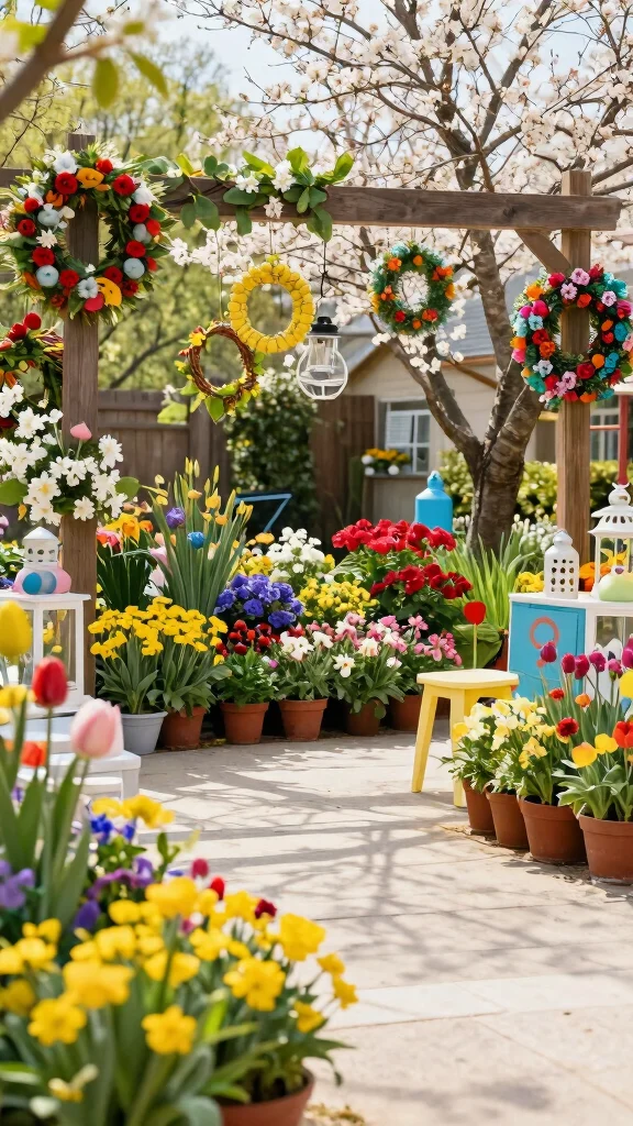 25 Inspiring Nancy Meyers Backyard Designs That Will Transform Your Outdoor Space! - 22. Seasonal Decor 1