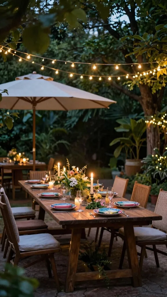 25 Inspiring Nancy Meyers Backyard Designs That Will Transform Your Outdoor Space! - 3. Inviting Dining Spaces 1