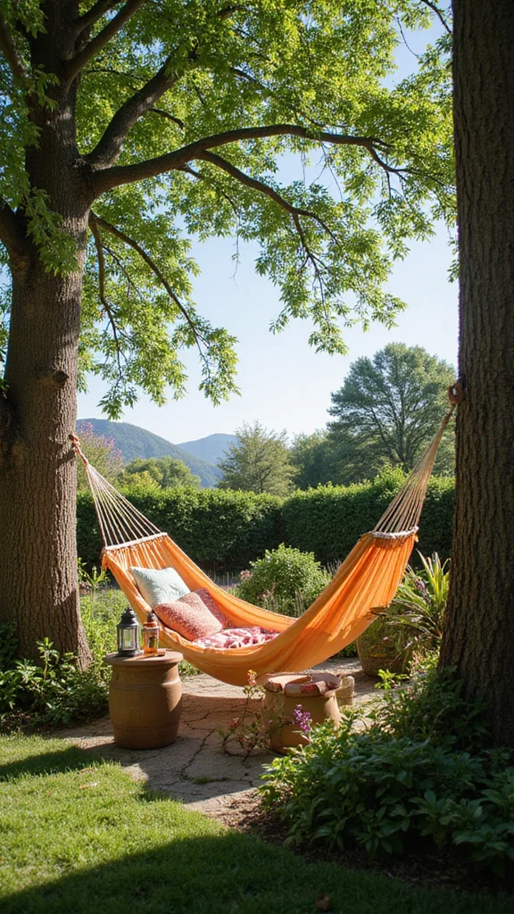25 Inspiring Nancy Meyers Backyard Designs That Will Transform Your Outdoor Space! - 4. Relaxing Hammock Nooks 1