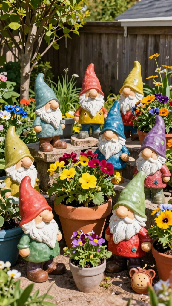 25 Inspiring Nancy Meyers Backyard Designs That Will Transform Your Outdoor Space! - 8. Playful Garden Decor 1