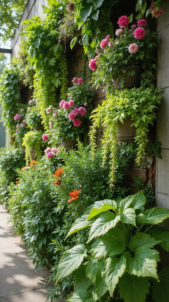 25 Simple Yet Beautiful Low-Maintenance Garden Designs That Will Make You Smile! - 11. Vertical Gardening 1