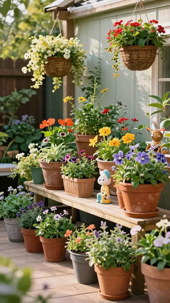 25 Simple Yet Beautiful Low-Maintenance Garden Designs That Will Make You Smile! - 17. Artistic Patio Gardens 1