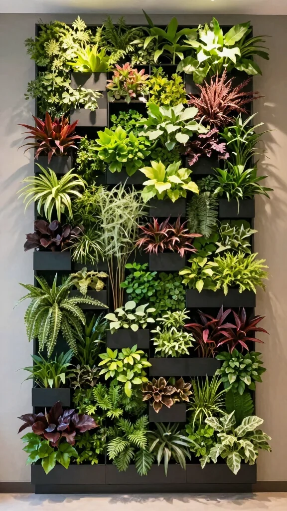 25 Space-Saving Vertical Gardening Ideas You Never Knew You Needed! - 10. Vertical Wall Gardens 1