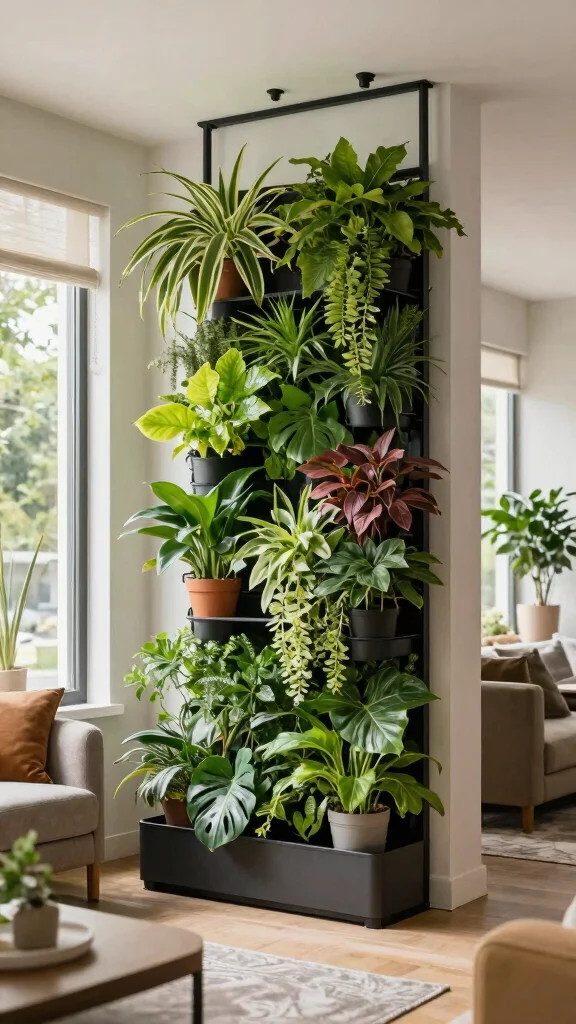 25 Space-Saving Vertical Gardening Ideas You Never Knew You Needed! - 19. Indoor Vertical Garden Systems 1