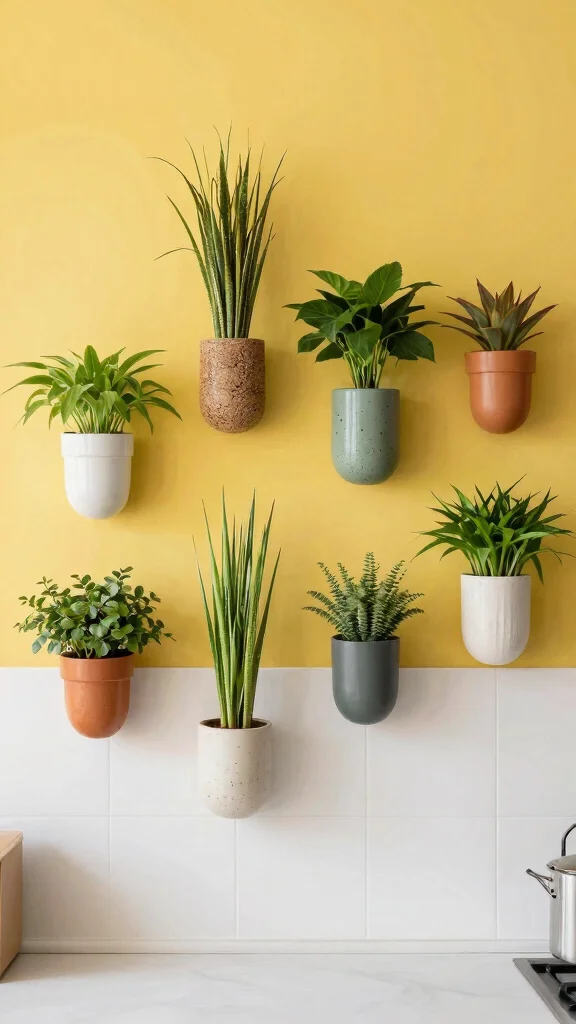 25 Space-Saving Vertical Gardening Ideas You Never Knew You Needed! - 25. Decorative Vertical Plant Holders 1
