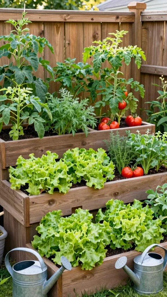 25 Space-Saving Vertical Gardening Ideas You Never Knew You Needed! - 3. Vertical Vegetable Garden 1