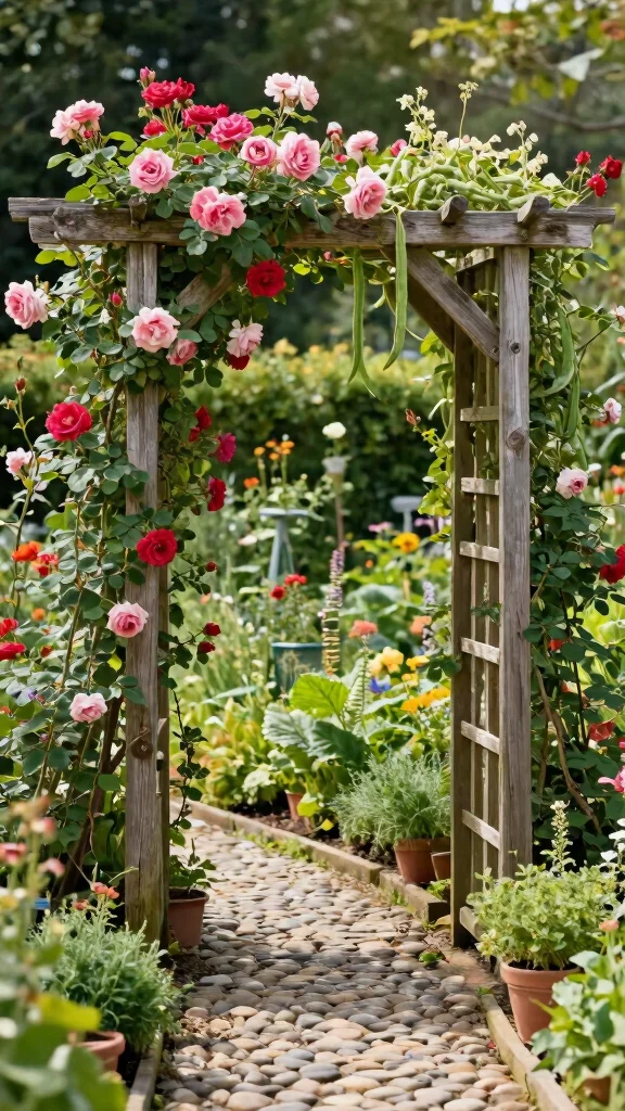 25 Space-Saving Vertical Gardening Ideas You Never Knew You Needed! - 4. Trellis Gardens 1