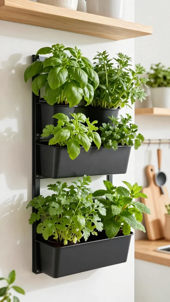 25 Space-Saving Vertical Gardening Ideas You Never Knew You Needed! - 8. Vertical Herb Garden 1