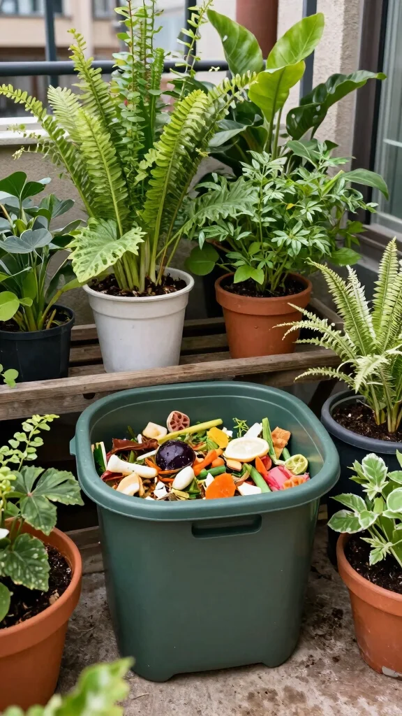 25 Urban Gardening Ideas That Will Maximize Your Space (Check Out #4!) - 22. Composting in Small Spaces 1