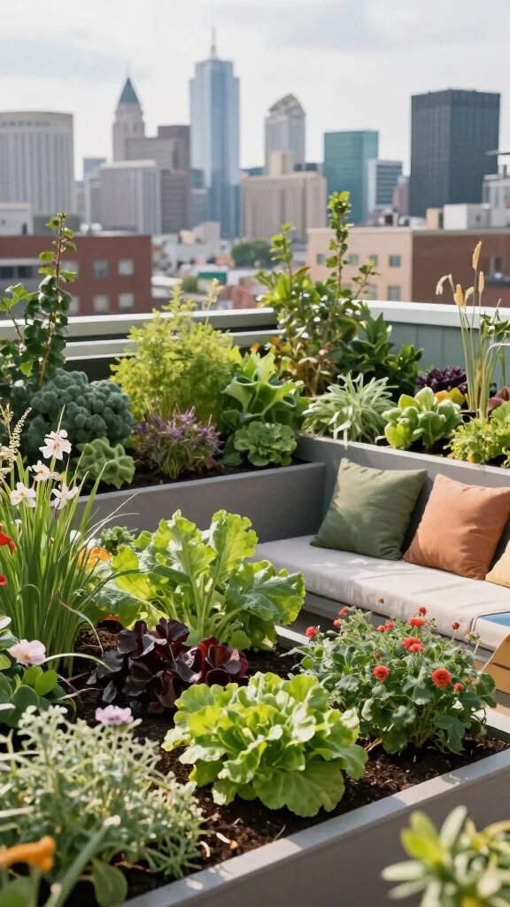 25 Urban Gardening Ideas That Will Maximize Your Space (Check Out #4!) - 4. Rooftop Gardens 1