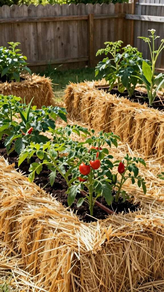 25 Urban Gardening Ideas That Will Maximize Your Space (Check Out #4!) - 9. Straw Bale Gardens 1