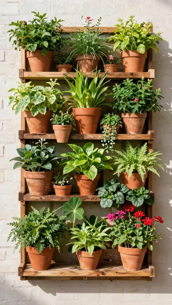27 DIY Landscape Projects for Small Spaces That Are Super Easy! - 1. Vertical Garden Wall 1