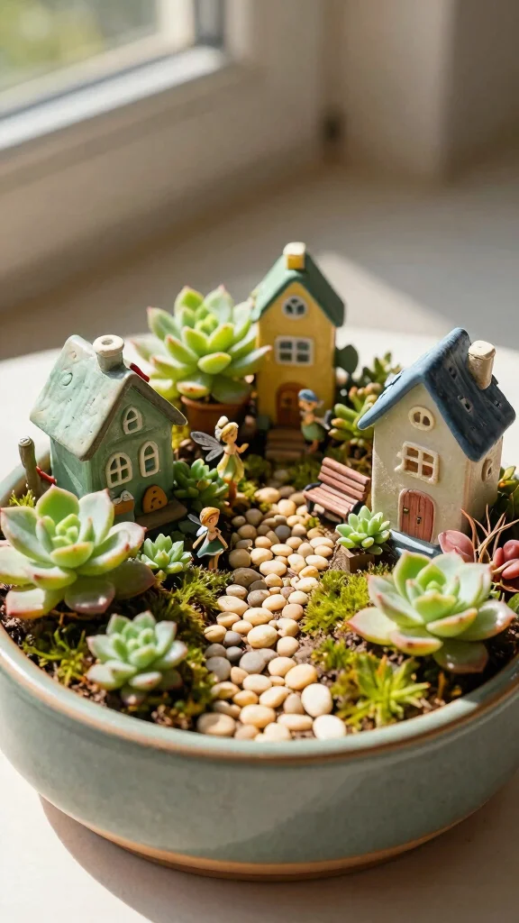 27 DIY Landscape Projects for Small Spaces That Are Super Easy! - 2. Miniature Fairy Garden 1