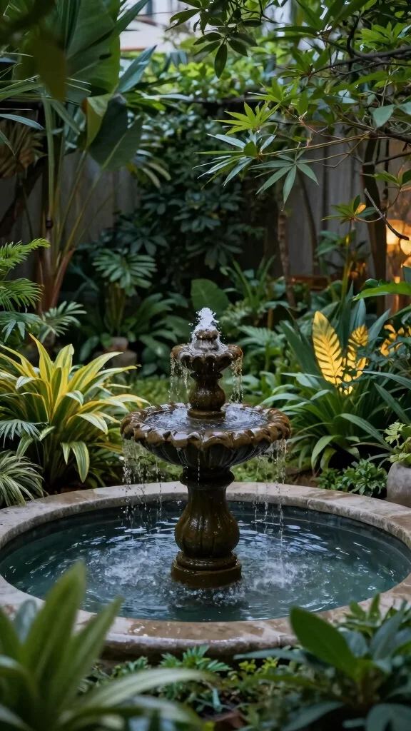 27 Seasonal Garden Furniture Tips That Will Keep Your Outdoor Space Inviting All Year Long! - 13. Incorporate Water Features 1