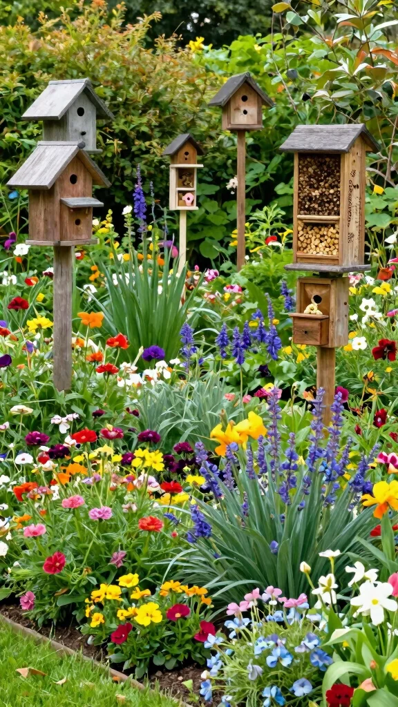 27 Seasonal Garden Furniture Tips That Will Keep Your Outdoor Space Inviting All Year Long! - 15. Foster Wildlife Habitats 1