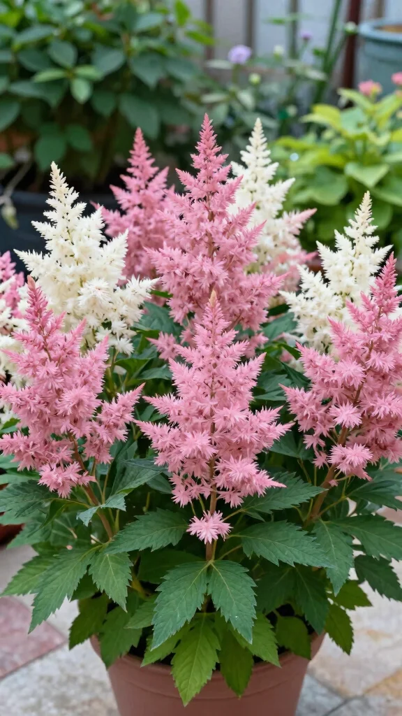 27 Shade Perennials for Pots That Will Bring Life to Your Outdoor Space! - 1. Astilbe: The Vibrant Feather 1